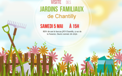 Visite des jardins familiaux de Chantilly